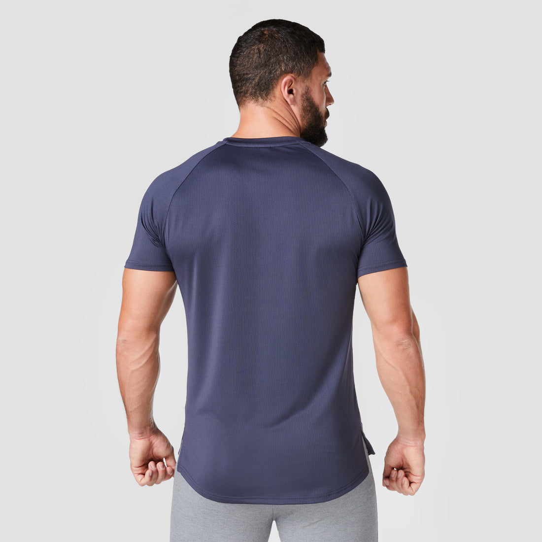 CORE MESH TEE - CHARCOAL